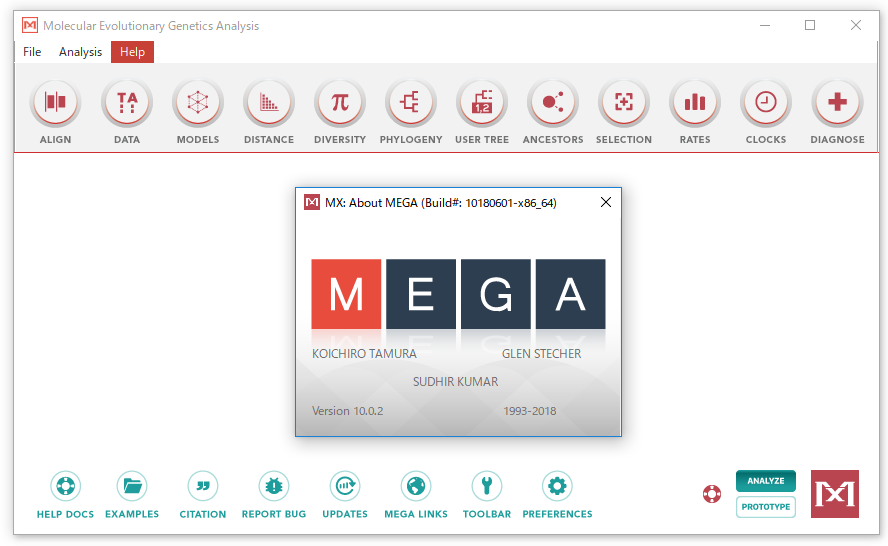 Mega Molecular Evolutionary Genetics Analysis Software